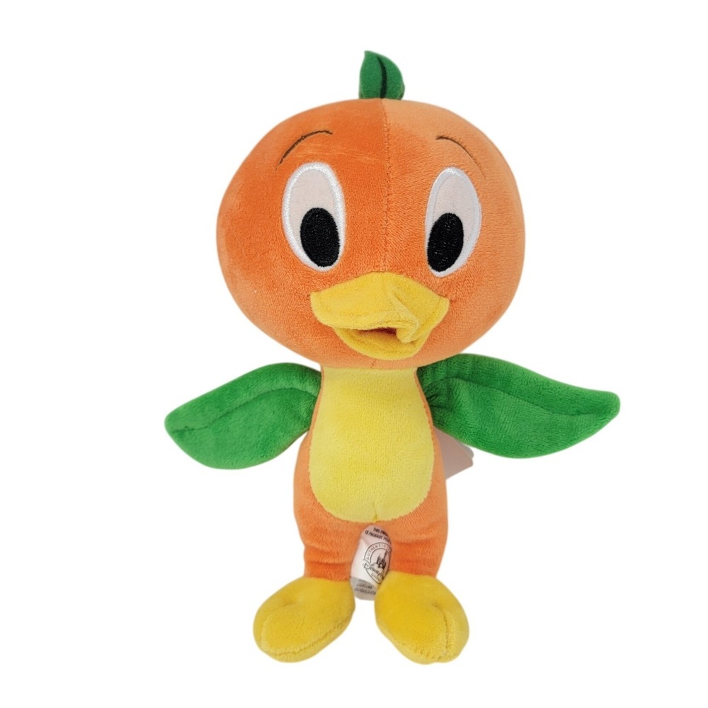 Disney Parks Orange Bird Plush Toy 7in Small Stuffed Animal Sunshine Tree Tags